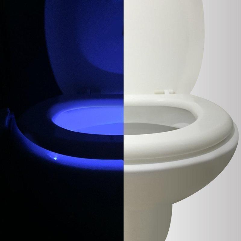 16-Color Motion Sensor LED Toilet Night Light